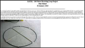 160 Meter Receiving Loop Project