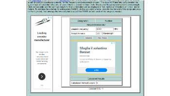 Amateur Vertical Antenna Calculator