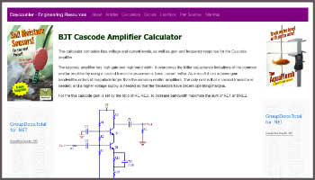Cascode Amplifier Calculator