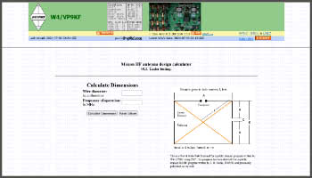 Moxon antenna design calculator