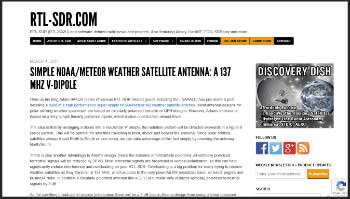 A 137 MHz V-Dipole