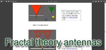 Fractal theory antennas