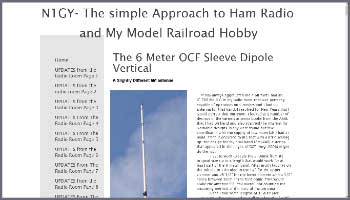 The 6 Meter OCF Dipole Vertical