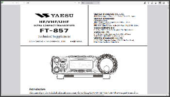 Yaesu FT-857 Service manual