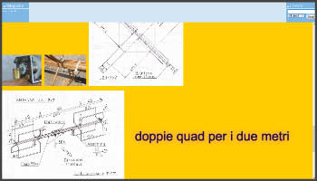 Antenna due doppie quad per i due metri