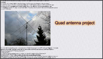 Quad antenna project