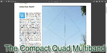 The Compact Quad Multiband HF Antenna