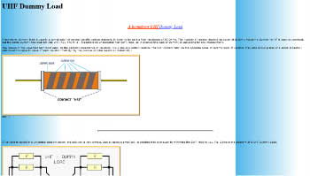 A homebrew uhf dummy load