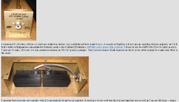 Refurbishing the mfj-264 dummy load