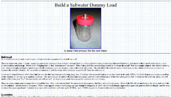 Salt water dummy load