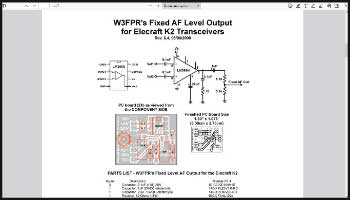 A fixed Audio Output for the K2