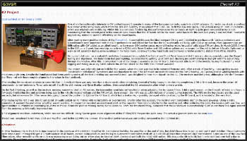 G3VGR-Elecraft K2 Page