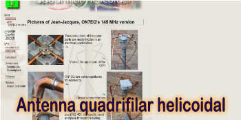 Antenna quadrifilar helicoidal