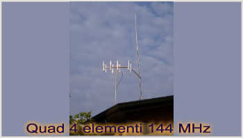 Quad 4 elementi 144MHz