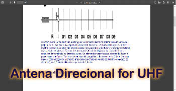 Antena Direcional for UHF