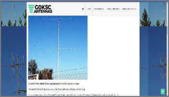 6 elements OWA Yagi for 21 MHz