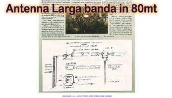 Antenna Larga banda in 80mt