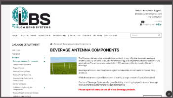 Beverage Antenna Components