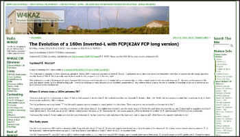 The Evolution of a 160m Inverted-L