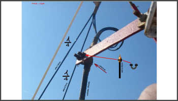 Antenna Vertical Sloper 40/80mt