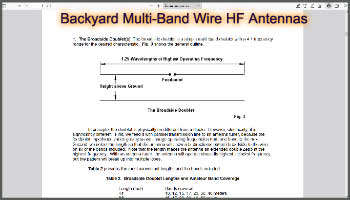 Backyard Multi-Band Wire HF Antennas