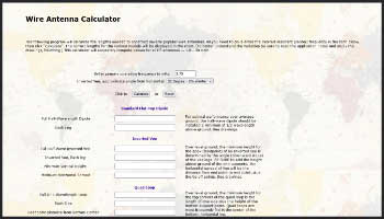Homebrew a Half-Wave Dipole Antenna calculator