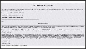 The G5RV antenna