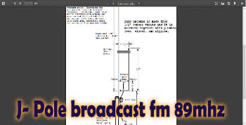 J- Pole broadcast fm 89mhz