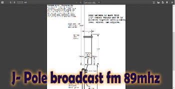 J-Pole broadcast fm 89mhz