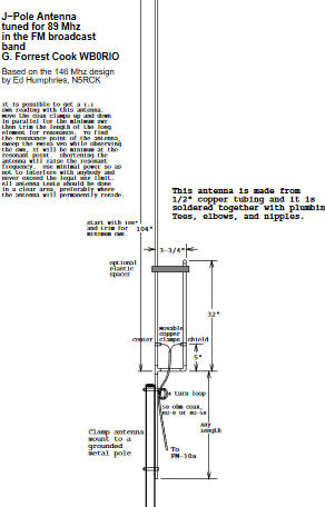 Jpole tuned 89mhz