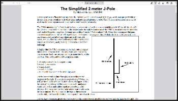The Simplified 2 meter J-Pole