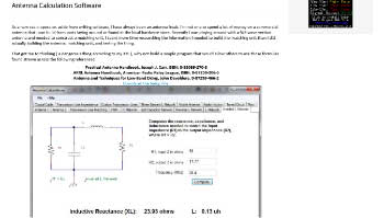 Antenna Calculation Software