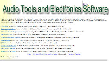 Audio Tools and Electronics Software