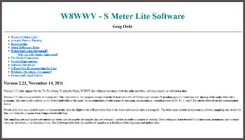 S Meter Lite Software