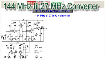 144 MHz til 27 MHz Converter
