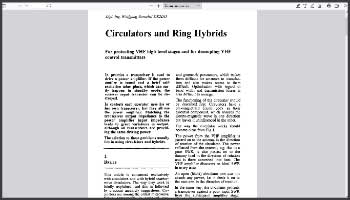 Circulators and ring hybrids