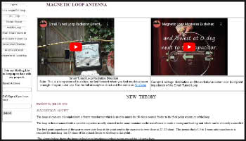 Magnetic Loop Antenna Theory