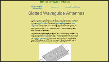 Slotted Waveguide Antennas