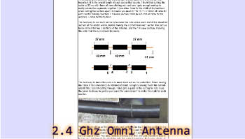 Easy Homemade 2.4 Ghz Omni Antenna