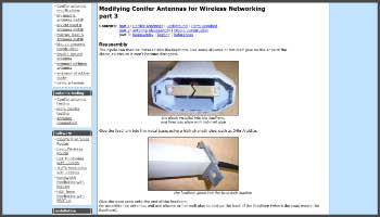 Conifer 2.4GHZ Antenna Modifications for Wireless LAN