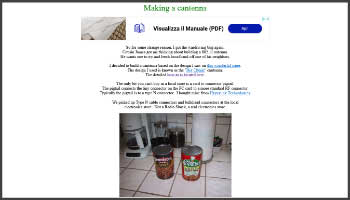 Making a cantenna about building a 802.11 antenna