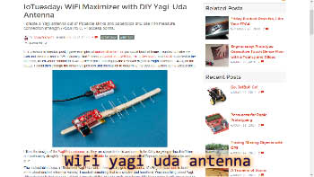 WiFi with yagi-uda antenna