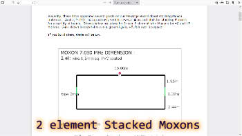 2 element Stacked Moxons