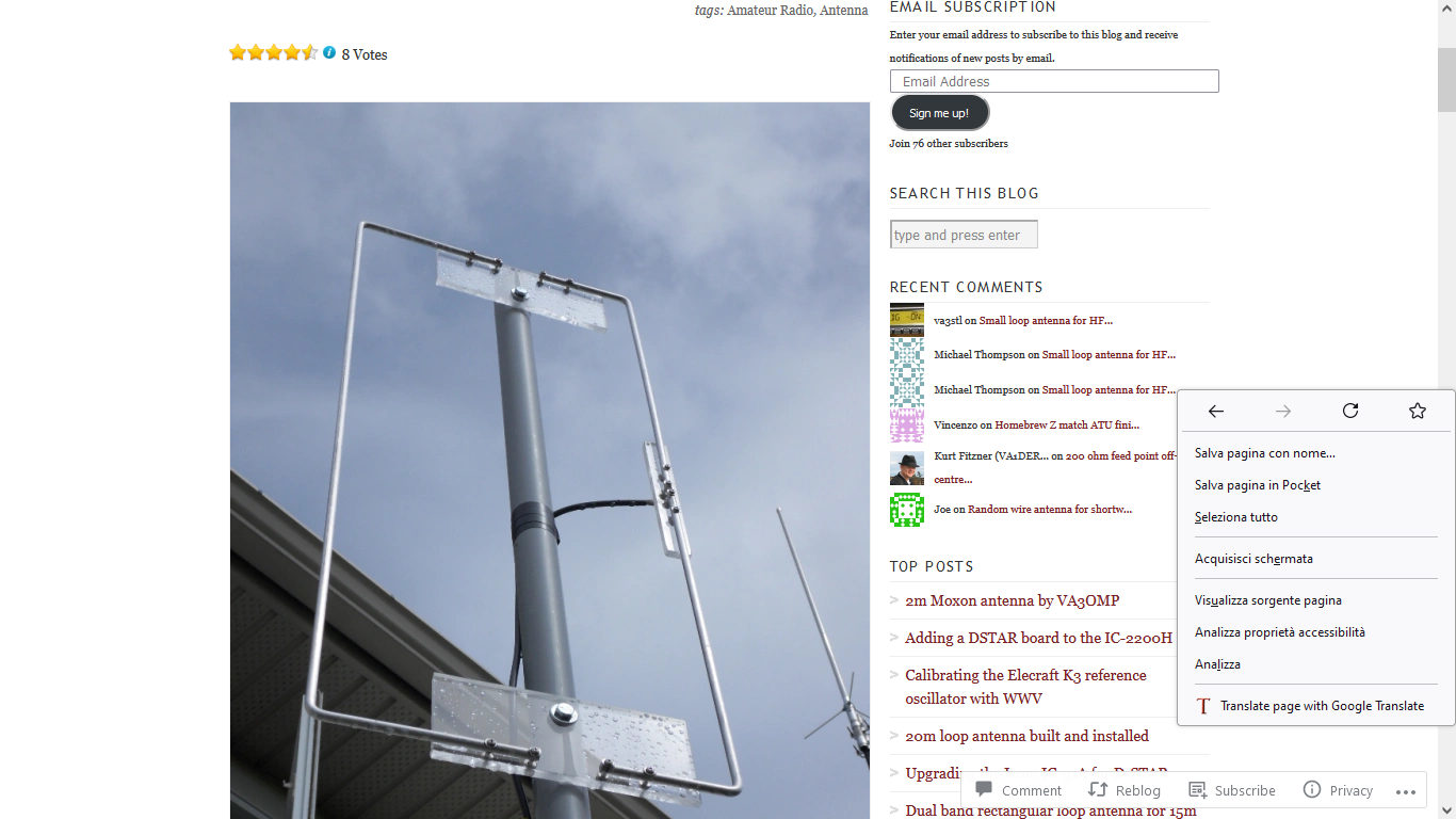 2m Moxon antenna