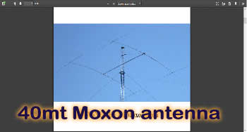 40mt Moxon antenna