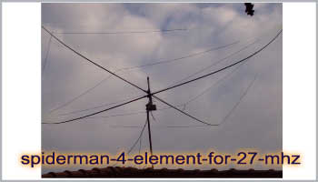 Spiderman 4 element for 27 MHz