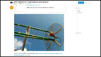 Helical UHF Antenna