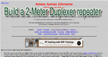 Build a 2-Meter Duplexer repeater