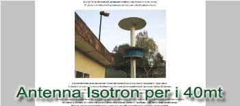 Antenna Isotron per i 40mt