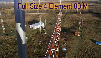 Full Size 4 Element 80 Meter Beam VE6JY